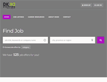 Tablet Screenshot of dkkdstaffing.com
